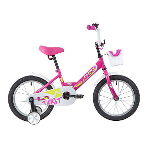Велосипед 18" TWIST поддерж. колеса (PN20 розовый )