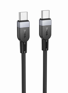 Кабель HOCO USB - Type-C HOCO X109 Energy, 2.0м, круглый, 3.0А, силикон, цвет: чёрный