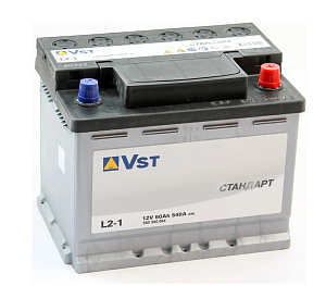 Аккумулятор VST Стандарт 6CT-60.0 60Ач (обратная полярность) 513*225*225