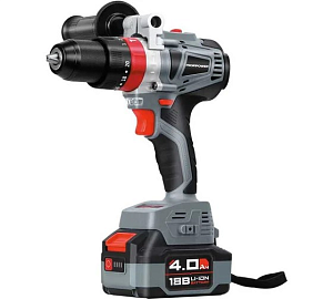 Дрель аккумуляторная ProfiPower MKDHP-18V 18,0Li, 2х4,0Ач, 80Hm  бесщ. удар. кейс
