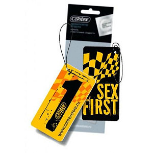 Ароматизатор CONTEX Sex First (бумажный)