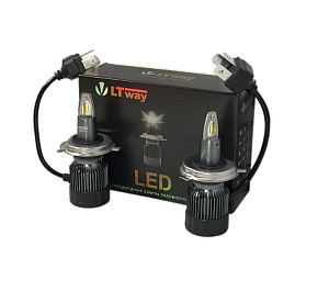 Лампа светодиодная H4 LED V3 LIGHTWAY 2шт