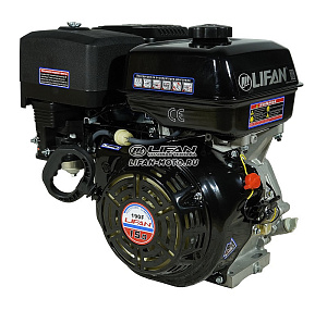 Двигатель Lifan 190F 11А132Вт (15 л.с., 10.5кВт, вал 25мм, 33кг, с катушкой освещения 11А)