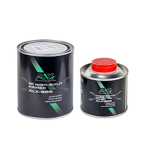 Грунт ALX 2K 889 акриловый серый HIGH-BUILD 4+1 0,8л+ отверд.(889/989)  0,2л 