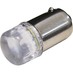 Лампа с цоколем Ba9s 1 диод 12/24V  White 