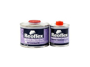 Лак REOFLEX 2К MS Экспресс 3+1 акриловый 0,5л + отв. 0.17л (6)