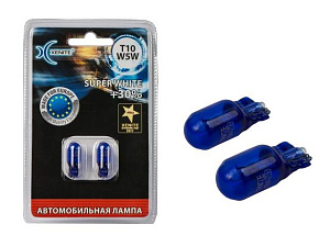 Лампа W5W/T10 12V Super White  XENITE (2шт)