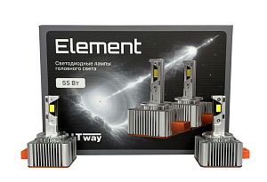 Лампа светодиодная D3S/D8S ELEMENT LIGHTWAY 2шт