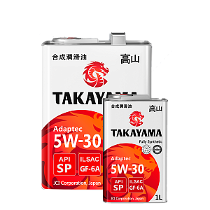 TAKAYAMA 5W-30 Adaptec (синт) API SP ILSAC GF-6A  4л АКЦИЯ 4+1 масло моторное