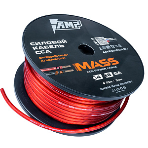 Кабель силовой AMP MASS 8Ga 1м (50)