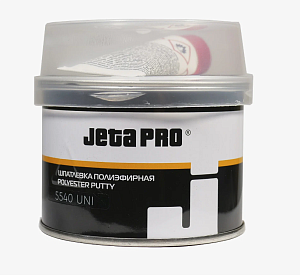 Шпатлевка универсальная 0,25кг+0,008кг отв. жёлтая JETAPRO (12)