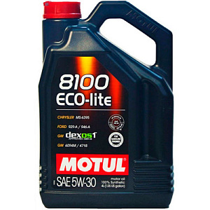 MOTUL 8100 Eco-Lite 5W-30 SN/CF, GF-5 (100%синт) 4л масло моторное (4)