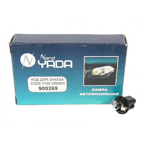 Лампа W1.2W 12V пласт.цоколь BX8.5D  YADA