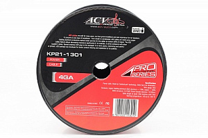 Кабель силовой "+" 4AWG ACV 1м (50)  (#)