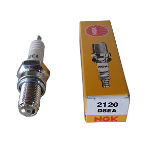Свеча зажигания NGK D8EA (2120) (4T дигатели CG/CB 125-250сс)