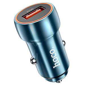 Устройство зарядное а/м универсальное Blue shield USB 18W HOCO