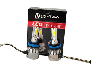 Лампа светодиодная H11 LED F1 LIGHTWAY 2шт