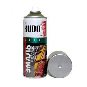 Краска-спрей Алюминиево-цинковая 520мл  KUDO (12)