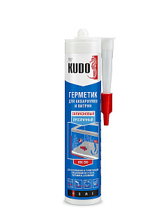 Герметик KUDO KSK-200 силиконовый для аквариумов и витрин прозр. 280мл