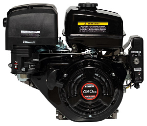 Двигатель LONCIN LC420FD (A type) D25 5А (15л.с, d25, эл./ручной стартер, 34кг)