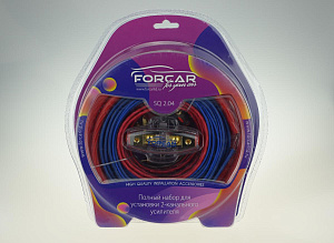 Комплект кабелей FORCAR 2-х канальный усилителя 4Ga FORCAR