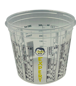 Стакан мерный  385мл под краску с крышкой EXPERT (200)
