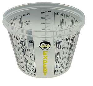 Стакан мерный  750мл под краску с крышкой EXPERT (200)