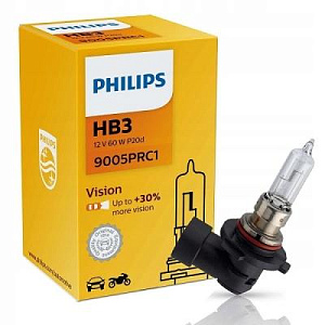 Лампа HB3/9005  65W P20d+30% PREMIUM 12V  PHILIPS