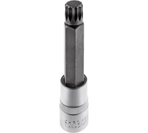 Головка с длинной вставкой SPLINE  1/2" M12x140мм для болтов  "AV Steel"