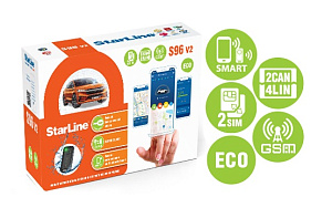 Автосигнализация StarLine S96 BT ECO GSM v2 автозапуск