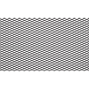 Решетка радиатора декоративная алюм. 1000*200мм черная  DOLLEX/AIRLINE