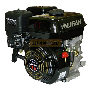 Двигатель Lifan 170F (7.0 л.с., 5,1кВт, вал 20мм, 17кг)