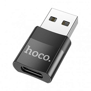 Переходник HOCO UA17, Type-C - USB3.0, черный