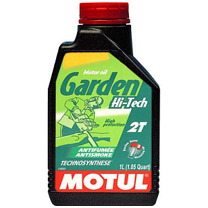 MOTUL Garden 2T Hi-Tech (синт) 1л масло моторное малодымное для с/х техники