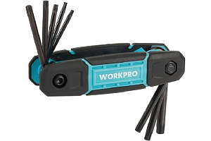 Набор ключей TORX 8шт Т9-40  Workpro