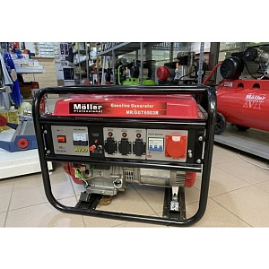 Бензогенератор Moller MR/GGT 6503Е (5,0кВт/5,5кВт, 4-х такт.,13л.с., электростартер,220/380В)
