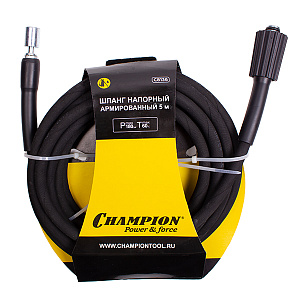 Шланг напорн. армир. 5 метров (Мах:Р≤180 бар Т≤60 C)  quick connect + резьба M22*1,5мм резин.