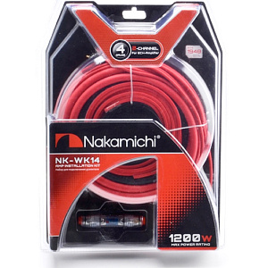 Комплект кабелей для 2-х канальный усилителя 4Ga NAKAMICHI