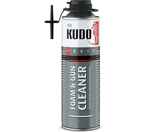 Очиститель KUDO для пистолетов от монтажной пены 450мл