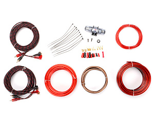 Комплект кабелей для 4-х канального усилителя URAL Молот K4-MT8