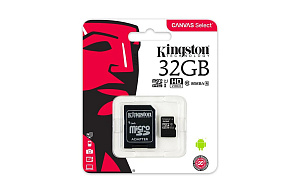 Flash-карта 32GB microSDHC Class10+adapter  Kingston