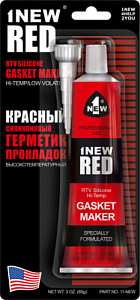 Герметик-прокладка красный 85гр  1NEW