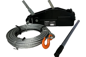 Лебедка механическая WRP 1600 1,6т канат 20м 
