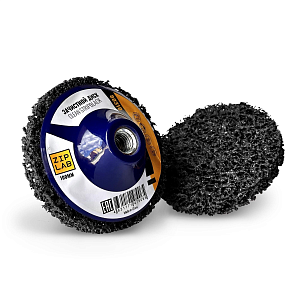 Диск Clean Strip Black для удаления ЛКП, на оправке М14, 100мм, черный ZIP LAB