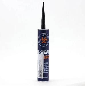 Герметик U-SEAL 550FC кузовной черный  310мл  (12)