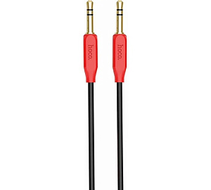Кабель AUX/HOCO UPA11r Jack 3.5 красный, 1м