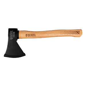 Топор кованый, 1000г буковая рукоятка DENZEL