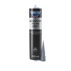 Клей-герметик шовный полиуретановый 310мл серый SOLID PROF PU 40 GREY