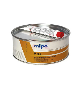 Шпатлевка стекловолокнистая лёгкая P53 PE Faserleichtspachtel 1л. MIPA (6)