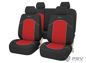 Авточехлы PSV GTL Fast красный L